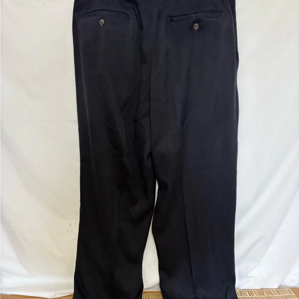 Tommy Bahama Mens Navy Silk Trousers Size 33‎